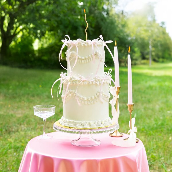 Kakepinner/Kaketopper - Sløyfer - Rosa - 10-pakning Kakepinner/Kaketopper - Sløyfer - Rosa - 10-pakning