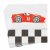Serviett - Bil med s�lvfolie 16-pakning (33x33 cm)