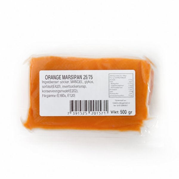 Marsipan Appelsin - 500g - Örebro Bakeri Marsipan Appelsin - 500g - Örebro Bakeri