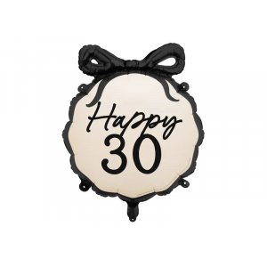 Rund folieballong - Naken - Happy 30