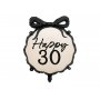 Rund folieballong - Naken - Happy 30