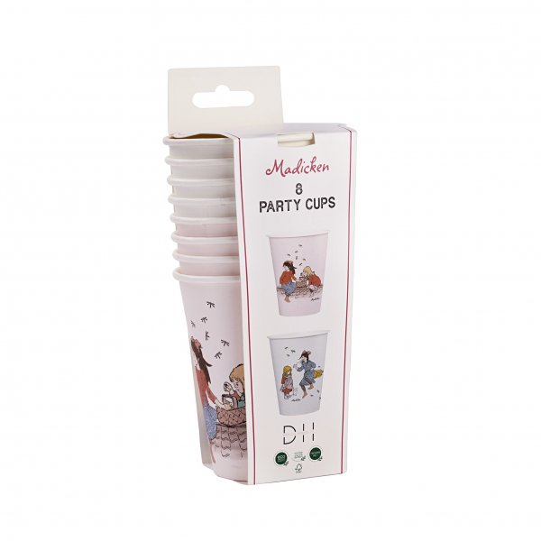 Papirkopp - Madicken 8-pakning 250ml Papirkopp - Madicken 8-pakning 250ml