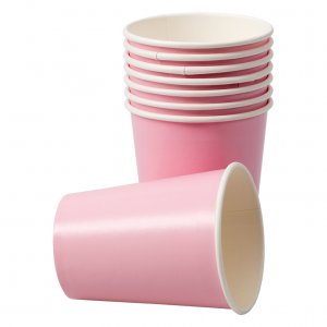 Pappkrus - Lys rosa - 8-pakning