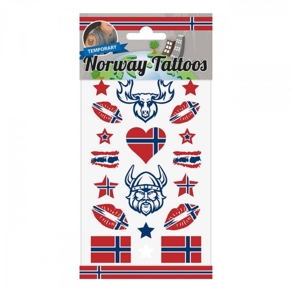 Tatoveringer Norge - Norsk flagg Tatoveringer Norge - Norsk flagg