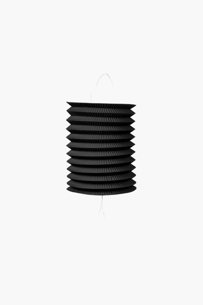 Lanterne – Papir – Svart – 16 cm – Lamper og lykter til bryllup, Bryllupsdekorasjoner