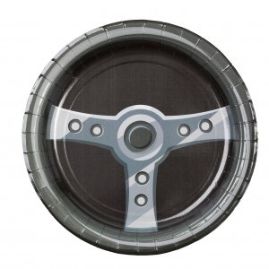 Papirtallerken - Racingratt 8-pakning (23 cm)