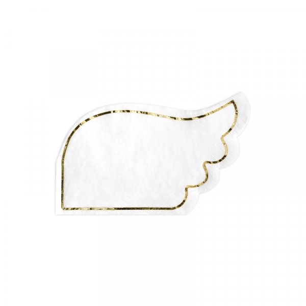 Servietter - Vinger - Gullkant - 20-pakning