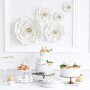 Veggdekorasjoner - Blomster - Hvit - 5-pakning
