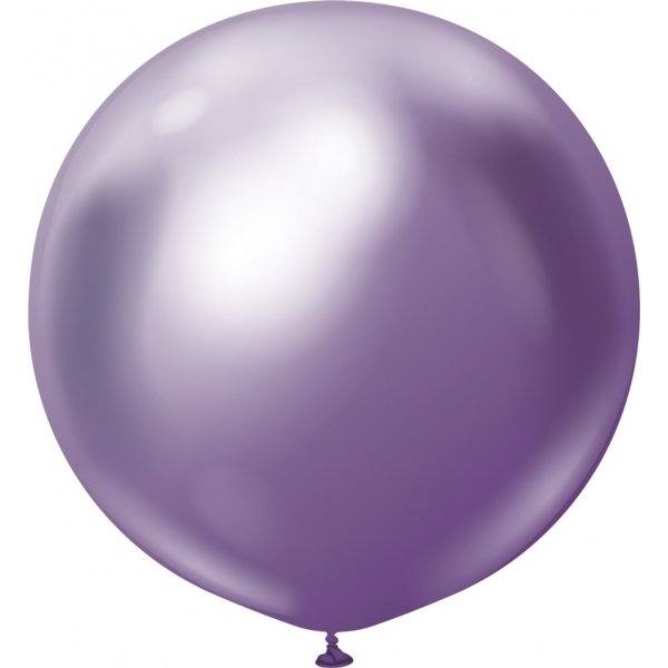 Ballonger ensfarget - Premium 60 cm - Lilla Krom Ballonger ensfarget - Premium 60 cm - Lilla Krom