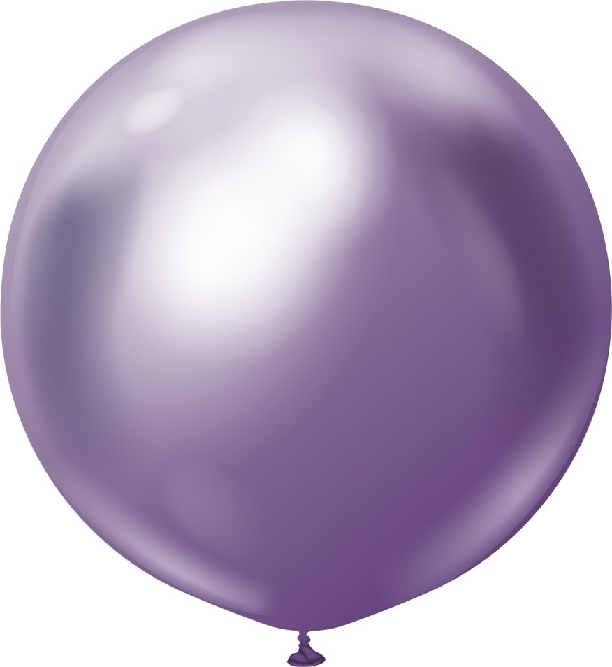Ballonger ensfargede – Premium 60 cm – Lilla Krom – 2-pakning – Kjempeballonger, Ballonger