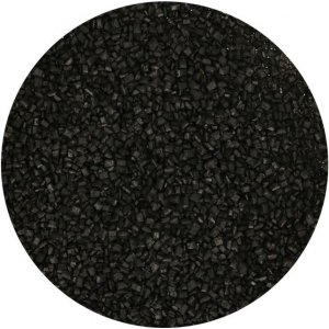 Sukkerkrystaller - Svart - Funcakes - 80 g