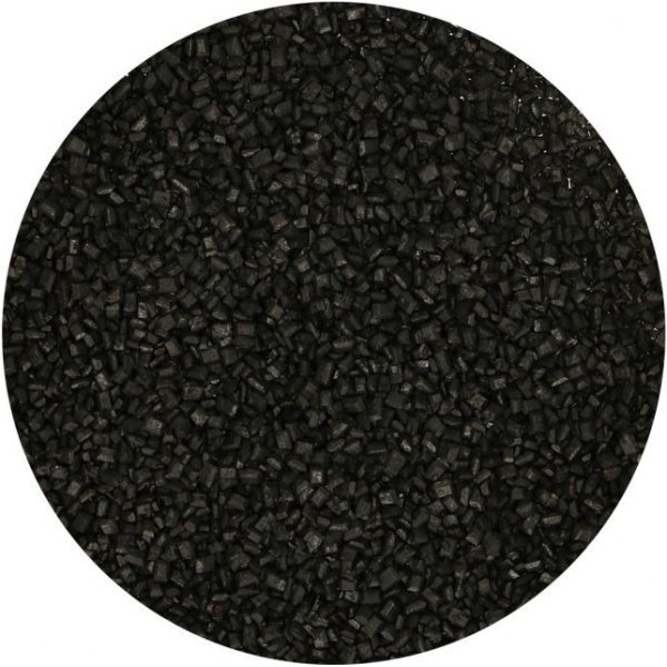 Sukkerkrystaller - Svart - Funcakes - 80 g