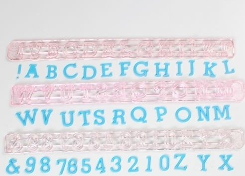 Kuttere - Bokstaver AZ, Tall 0-9 - Små bokstaver Kuttere - Bokstaver AZ, Tall 0-9 - Små bokstaver