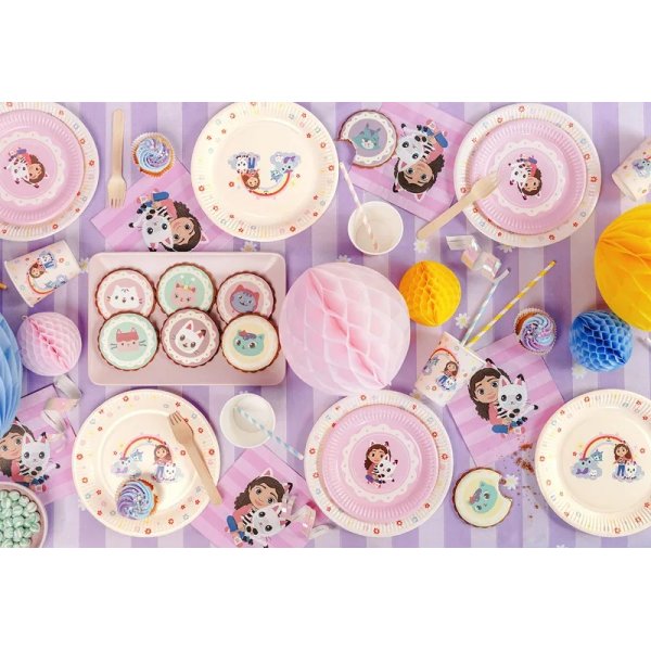 Servietter - Gabbys dukkehus - 20-pakning - 33 x 33 cm Servietter - Gabbys dukkehus - 20-pakning - 33 x 33 cm