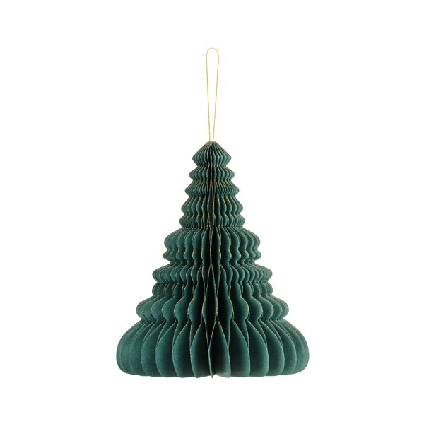 Honeycomb - Grønn gran - Størrelse: 20 cm - Pynt, Juleartikler