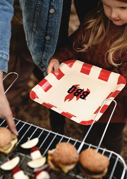 Papptallerkener - BBQ - Grill - 6-pakning - 26 cm Papptallerkener - BBQ - Grill - 6-pakning - 26 cm