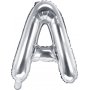 Bokstavballonger - Slv - 35 cm - Bokstav: A