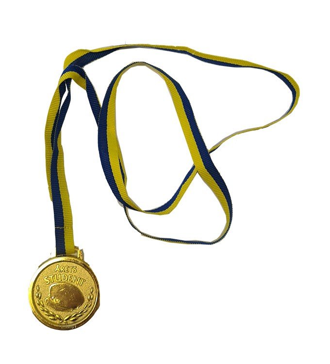 Studentanheng - Medalje Årets student - Metall - Studentdyr, Student