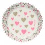 Muffinsformer - Hjerter - Rosa/Gull - 48-pakning Muffinsformer - Hjerter - Rosa/Gull - 48-pakning
