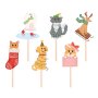 Kakespenner - Julemotiv - Dyr - 6-pakning Kakespenner - Julemotiv - Dyr - 6-pakning