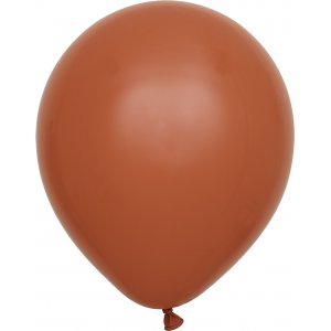 Ballonger ensfarget - Premium 45 cm - Rd