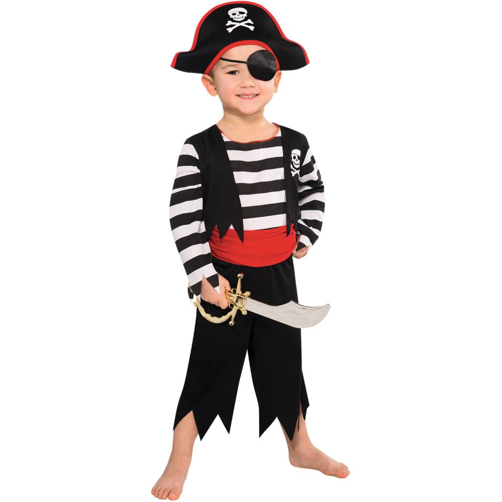 Kostyme – Pirat – 6-8 år – Halloween-kostyme, Halloween