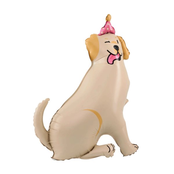Folieballong - Hund "Golden Retriever" - 76 x 96 cm Folieballong - Hund "Golden Retriever" - 76 x 96 cm