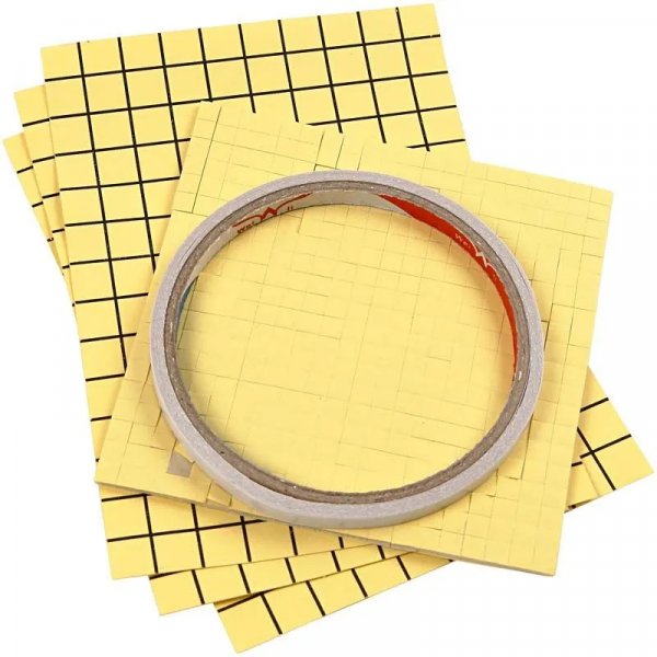 Dobbeltsidig teip - 3D-puter - Selvklebende pakke