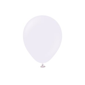 Miniballonger ensfargede - Premium 13 cm - Lys lilla - 25-pakning