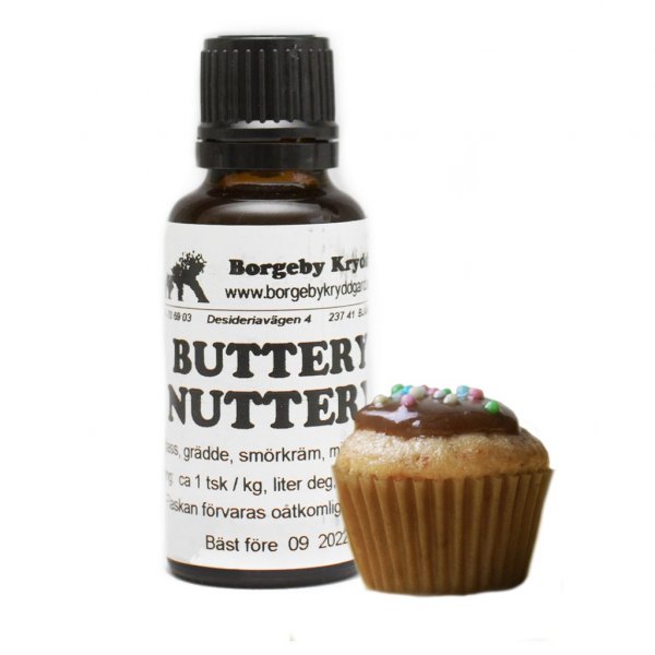 Aroma - Borgeby Kryddg�rd - Buttery Nuttery - 25 ml