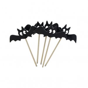 Kakepinner - Flaggermus - 5-pakning