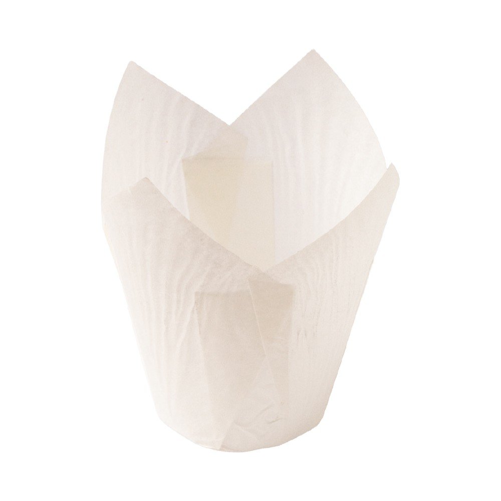 Muffinsformer - Tulip - Hvit - Storpakke - Decora - 400 stk - Muffinsformer, Cupcakes og muffins