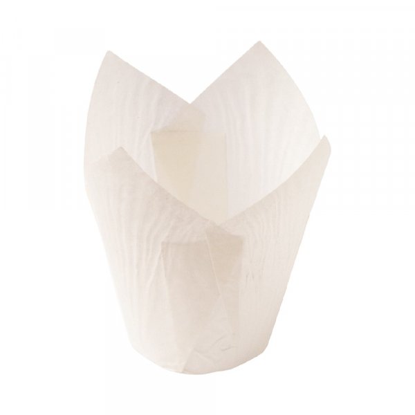 Muffinsformer - Tulip - Hvit - Storpakke - Decora - 400 stk
