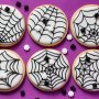 Str�blanding - Svart/Hvit - Halloween - Edderkopper - PME - 25 g
