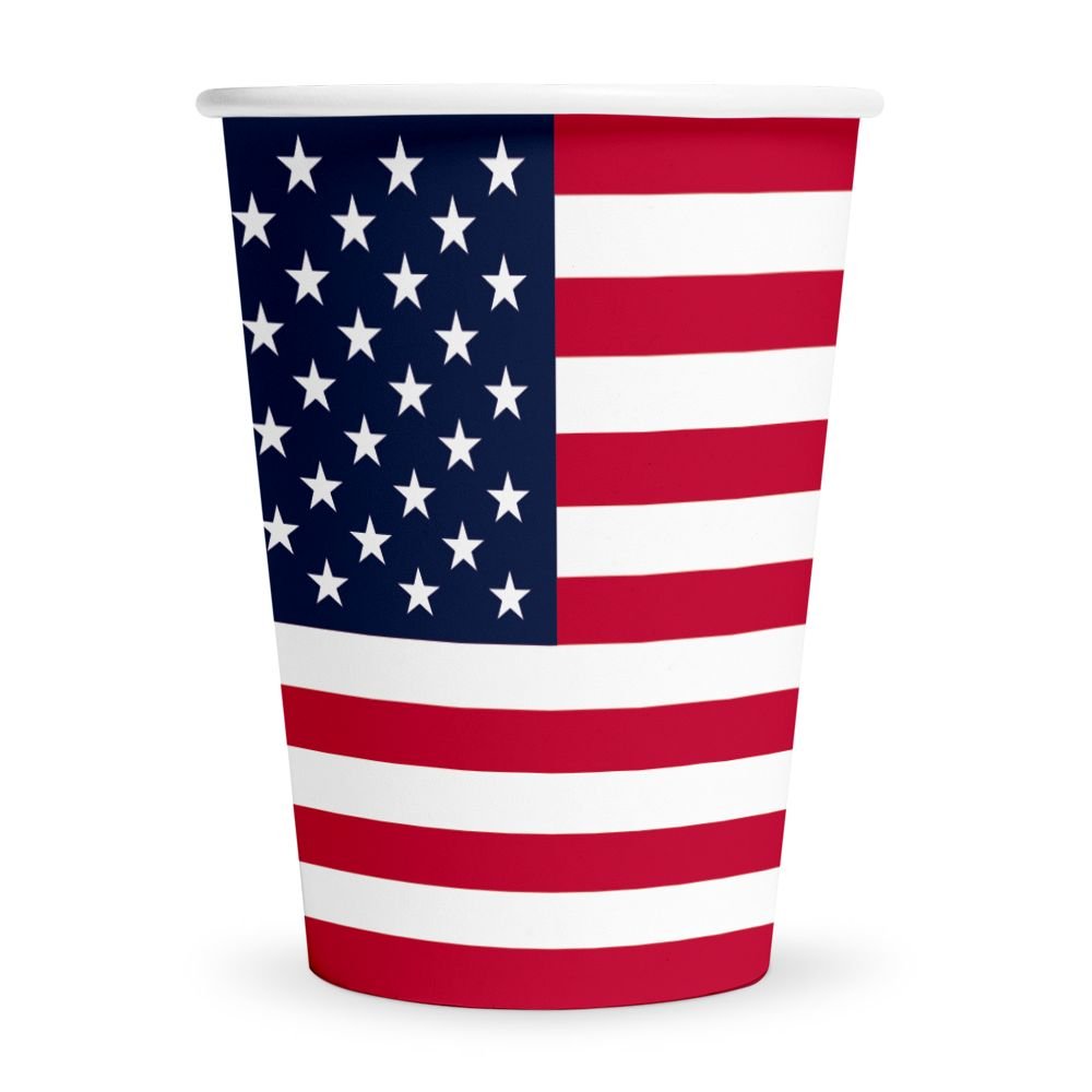 Papirkopper – USA – 210 ml – 8-pakning – Papirkopper, Borddekking