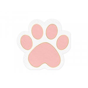 Servietter - Kattepoteavtrykk - 12 stk