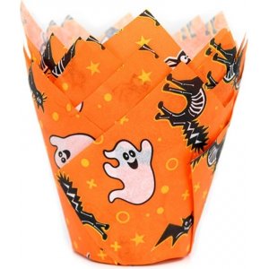 Cupcake-former Tulipanformet - Halloween - 36-pakning