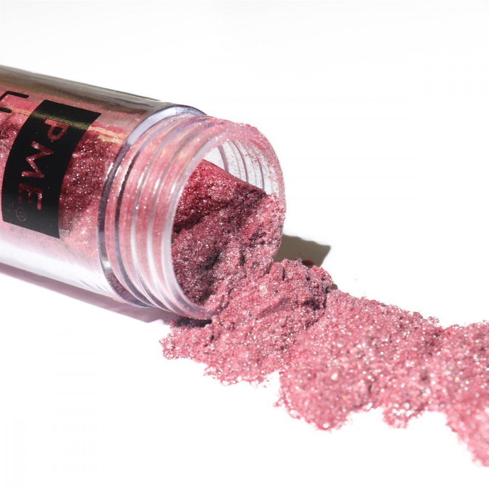 Spiselig glitter - Rosa - Spiselig glanssnø - PME - 10 g - Spiselig glitter, Sprinkles