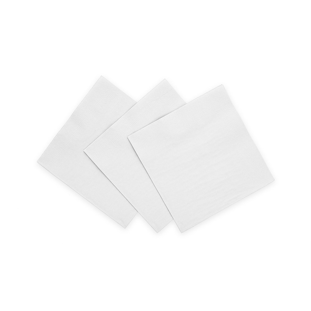 Små servietter – hvite – 24×24 cm – 20-pakning – Servietter, Borddekking