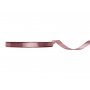 Satengb�nd - M�rk rusten rosa - (Bredde: 6 mm) - 25 meter