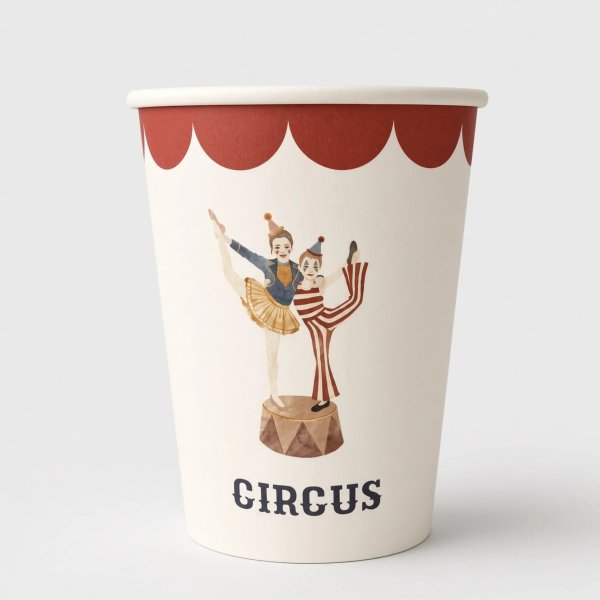Pappkrus - Circus - Lavendelblå - 8-pakning Pappkrus - Circus - Lavendelblå - 8-pakning