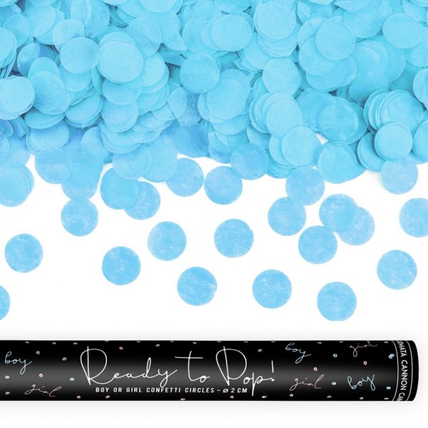 Konfettikanon - Kjnnsavslring - Bl