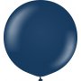 Ballonger ensfargede - Premium 60 cm - Marineblå - 2-pakning