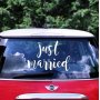 Bilstickers - Just Married
