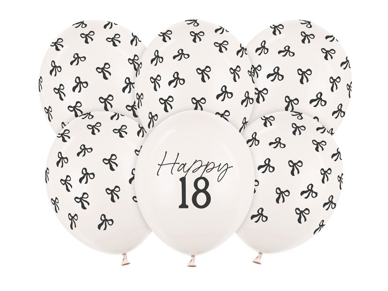 Ballonger - Pastellhvite - 18 stk - 18-årsdagsfest