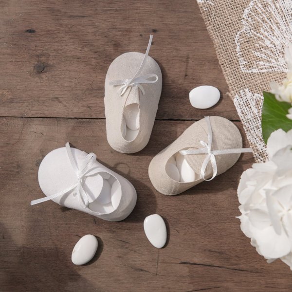 Favor - Babysko - Naturfarget - 4-pakning