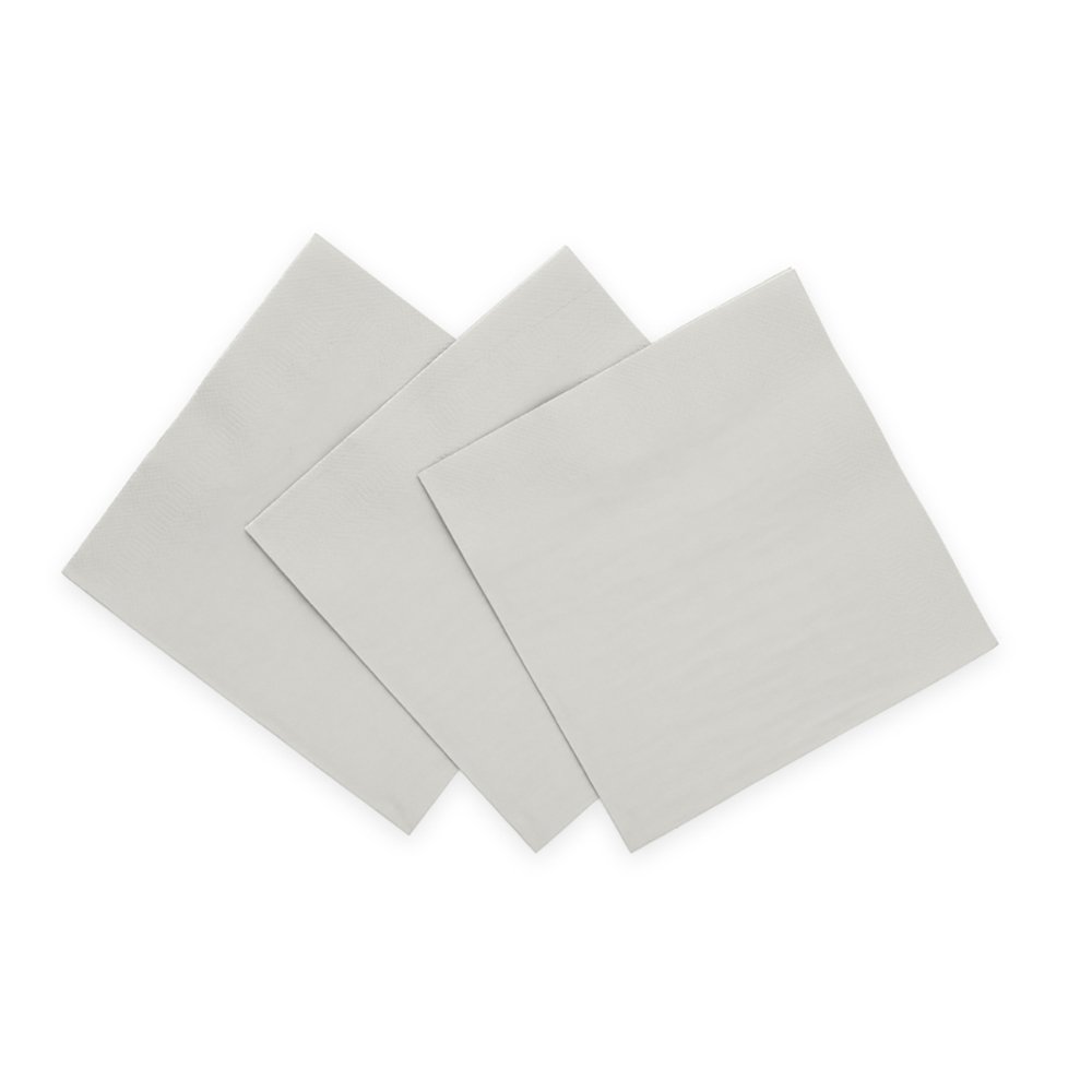 Servietter – Sølv – 33×33 cm – 20-pakning – Servietter, Borddekking