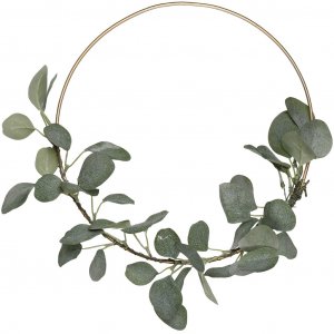 Krans - Ø 30 cm - Grønne blader Krans - Ø 30 cm - Grønne blader