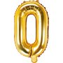 Bokstavballonger - Gull - 35 cm - Bokstav: O