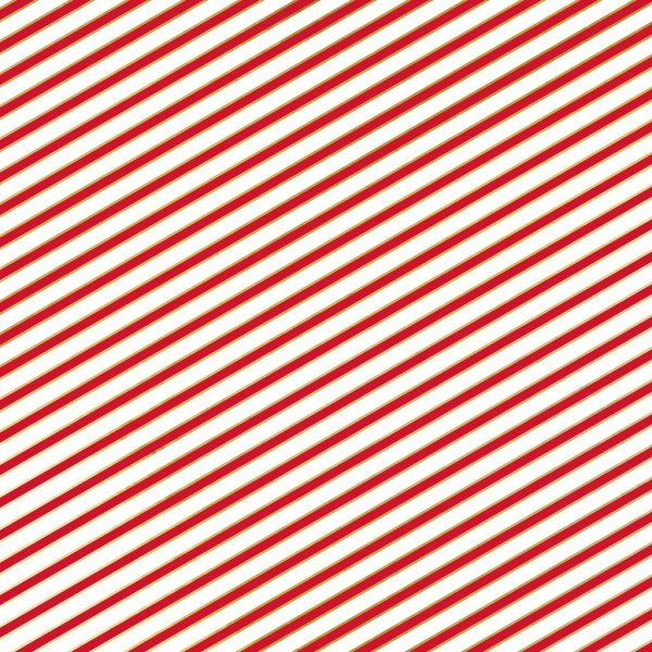 Gaveinnpakning - Striper - Rød/Hvit/Gull Gaveinnpakning - Striper - Rød/Hvit/Gull